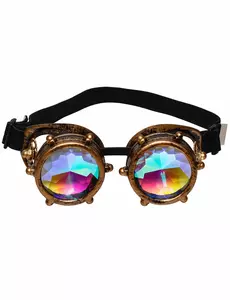 Steampunkglasögon med prismalinser vuxen