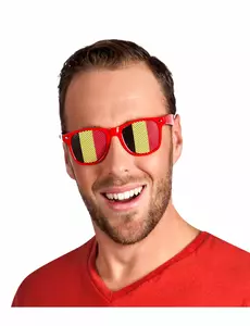 Supporterglasögon Belgien vuxen