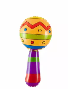 Uppblåsbar maracas 20 cm
