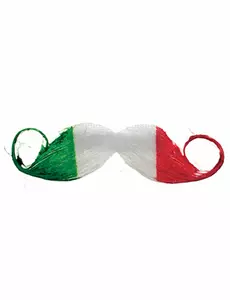 Italiensk supporter-mustasch vuxen