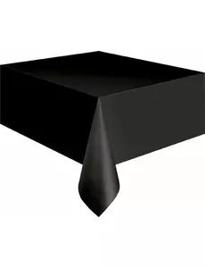 Svart plastduk 137 x 274 cm