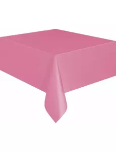 Rosa rektangulär plastduk