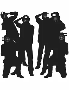 2 väggdekorationer Paparazzi 1,7 m