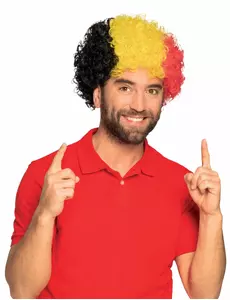 Afroperuk supporter Belgien vuxen