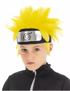 Gul Naruto Shippuden™-peruk barn