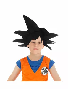 Svart Goku Saiyan-peruk Dragon Ball Z™ barn