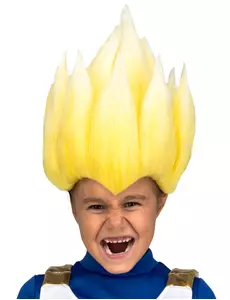 Peruk Super Saiyan Vegeta Dragon Ball™ barn