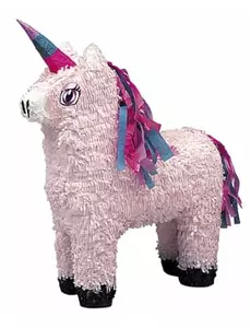 Rosa enhörningspiñata 35 x 55 cm