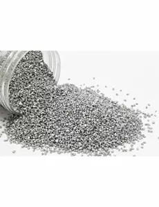 Silverfärgad metalliserad sand 400 g