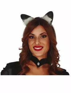 Diadem med kattöron vuxen