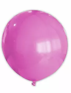 Fuchsiarosa ballong 80 cm