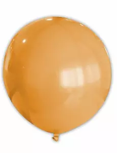 Orange ballong 80 cm