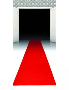 Röd matta 60 x 450 cm