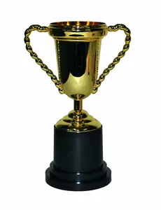 Guldfärgad trofé 25 cm