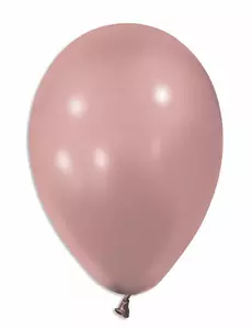 100 metalliska roséguldfärgade latexballonger 30 cm