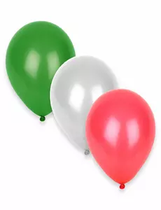 12 Italien-supporterballonger 27 cm