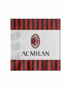 20 pappersservetter AC Milan™ 33 x 33 cm