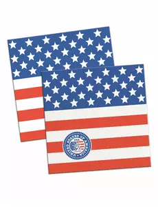 20 små pappersservetter USA