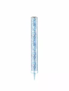 Set med 3 silverfärgade isfontäner 12 cm