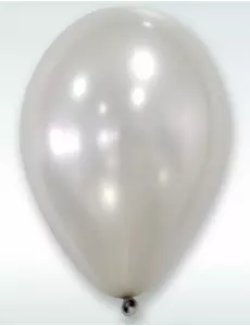 50 metalliserade silverballonger 30 cm