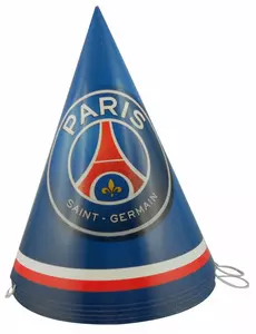 6 pappfesthattar PSG™ 16 cm