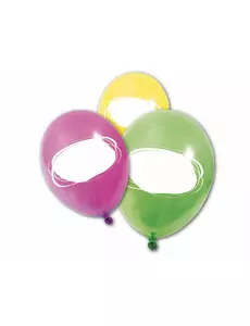 8 latexballonger att anpassa 30 cm