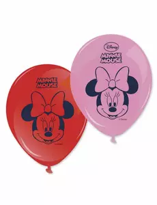 8 Minnie ™-tryckta ballonger 28 cm