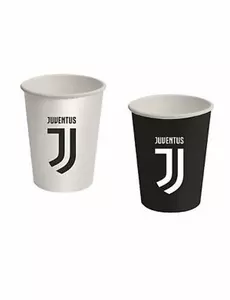8 Juventus™-pappmuggar 250 ml