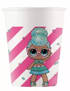 8 LOL™-pappmuggar 200 ml