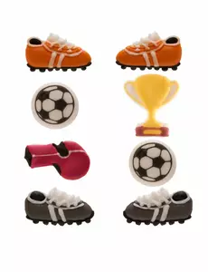 8 sockerfigurer Fotboll 9 g