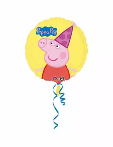 Aluminiumballong för födelsedag Peppa Pig™ 43 cm