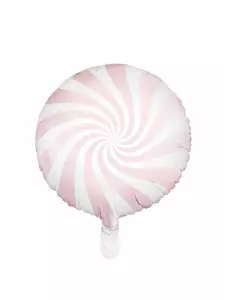 Aluminiumballong klubba rosa och vit 35 cm