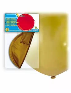 Jätteballong i gyllene latex 80 cm