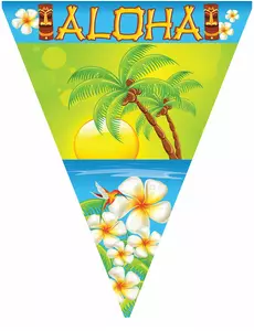 Aloha-vimpelgirlang 5 m