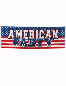 American Party-banner 220 X 74 cm