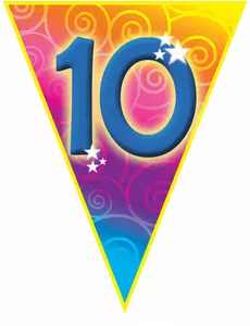 Vimpelgirlang, ålder 10 år, 5 m