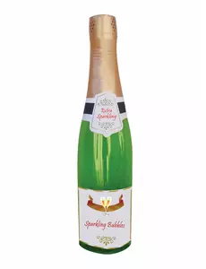 Uppblåsbar champagneflaska 76 cm