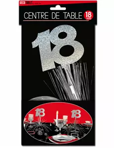 Bordsdekoration 18 år