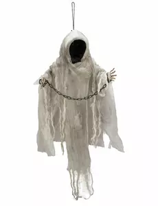 Lysande hängande dekoration kedjat skelett Halloween 100 cm