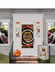 33 clowndekorationer för Halloweenhemmet