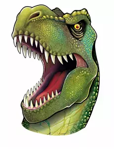 Väggdekoration dinosauriehuvud 86 cm
