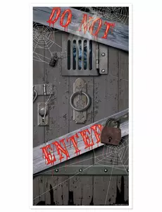 Dörrdekoration Do Not Enter 76x152cm Halloween
