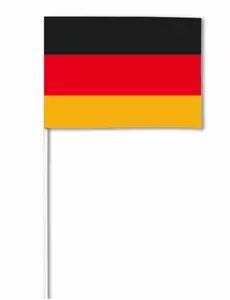 Tysklands pappersflagga 14 x 21 cm