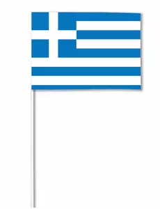 Pappersflagga Grekland 14 x 21 cm