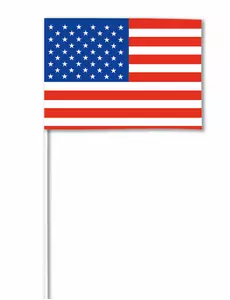 USA-pappersflagga 14 x 21 cm