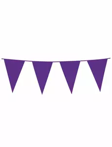 Vimpelgirlang lila 10 m