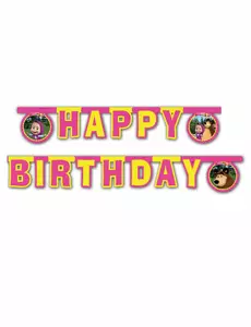 Ledad girlang Happy Birthday Masha et Michka™ 2 meter