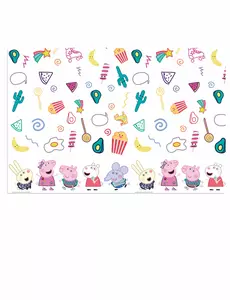 Plastduk Peppa Pig™ 120 x 180 cm