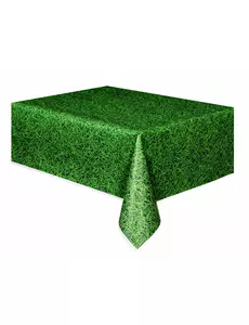 Grön plastduk med gräseffekt 137 x 274 cm