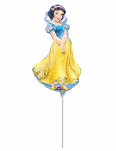 Liten aluminiumballong Snövit™ 19 x 34 cm